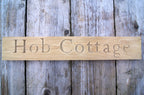 Carved House Sign