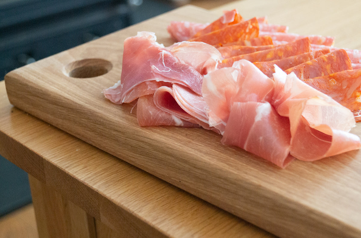 Solid Oak Serving Platter