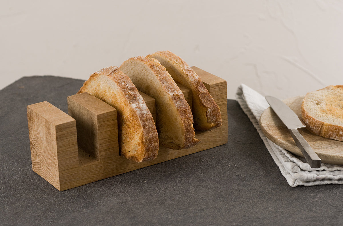Hand Carved Toast Rack