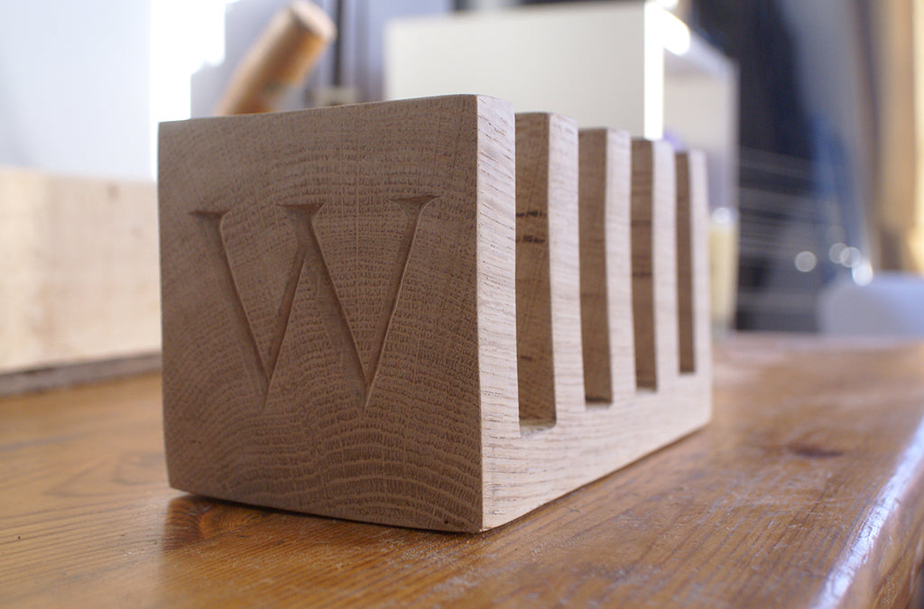 Hand Carved Toast Rack
