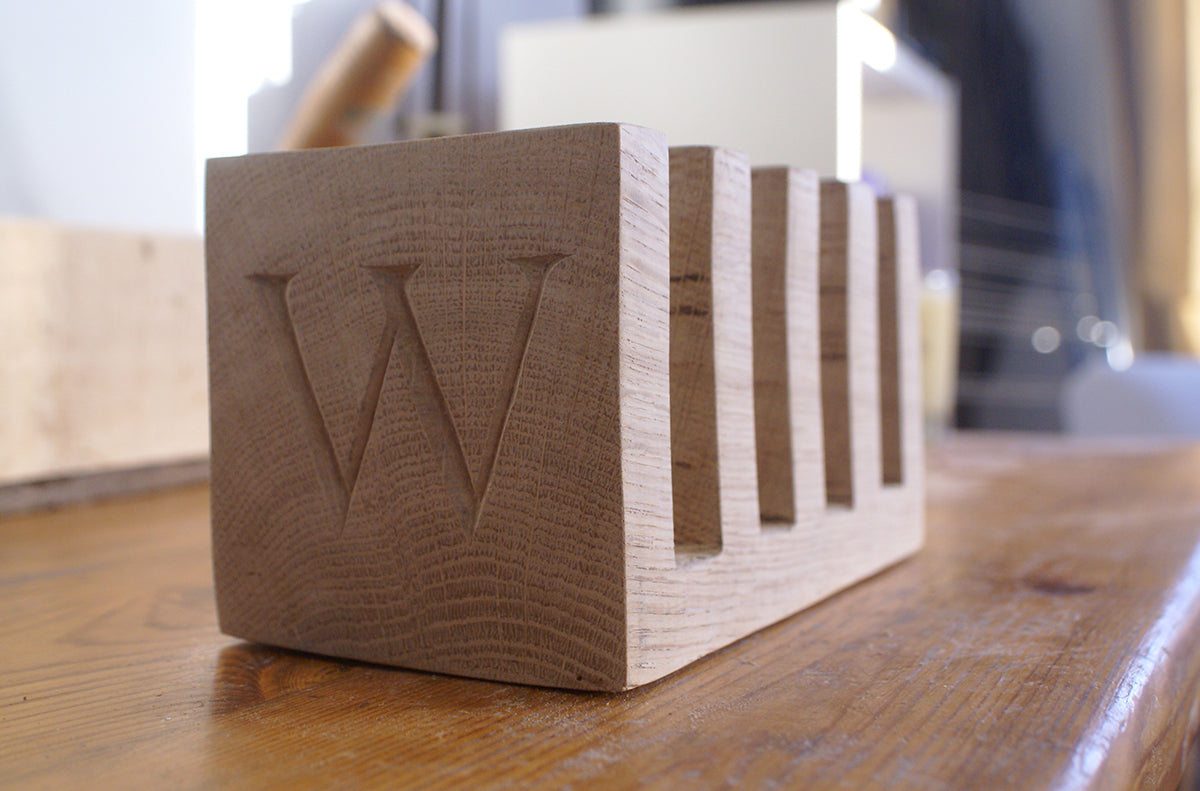 Hand Carved Toast Rack
