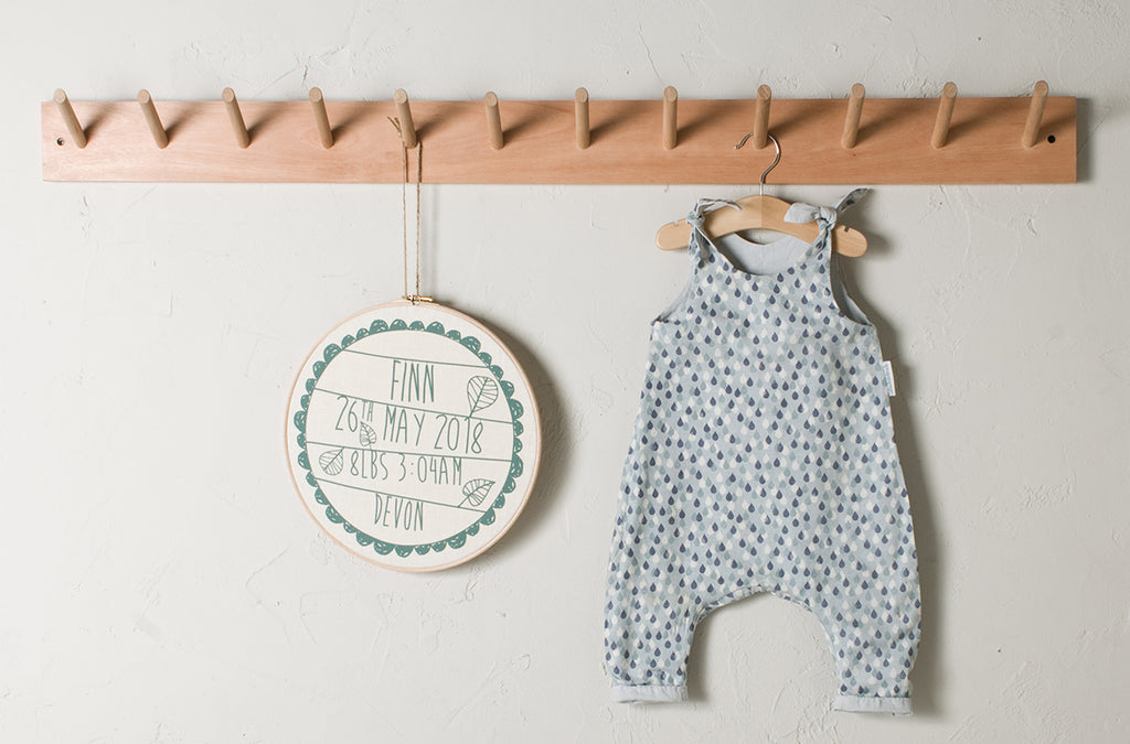 Custom Wooden Peg Rail